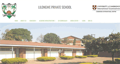 Desktop Screenshot of lilongweprivateschool.com